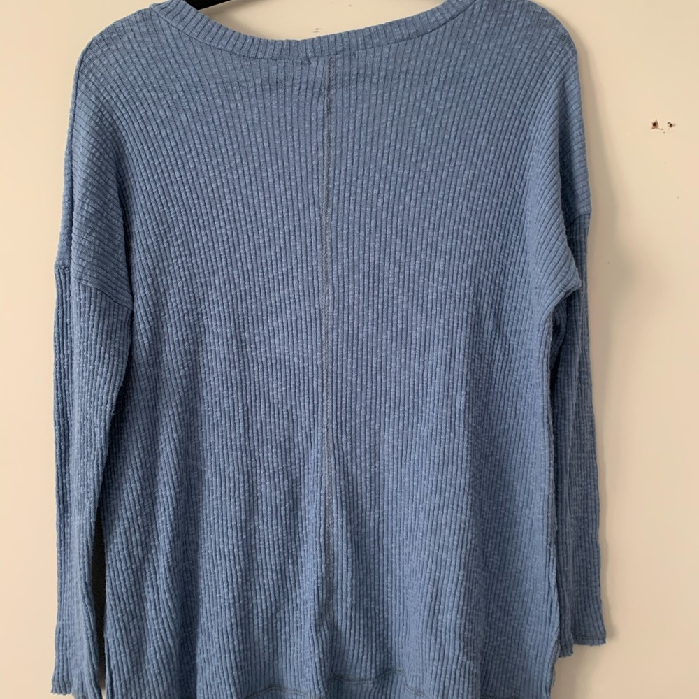 Maronie Slate Blue Long Sleeve Shirt